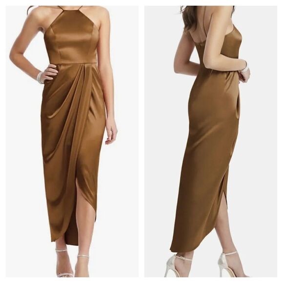 After Six asymmetrical sleeveless bridesmaid dress NWT Size 10 - Picture 9 of 9